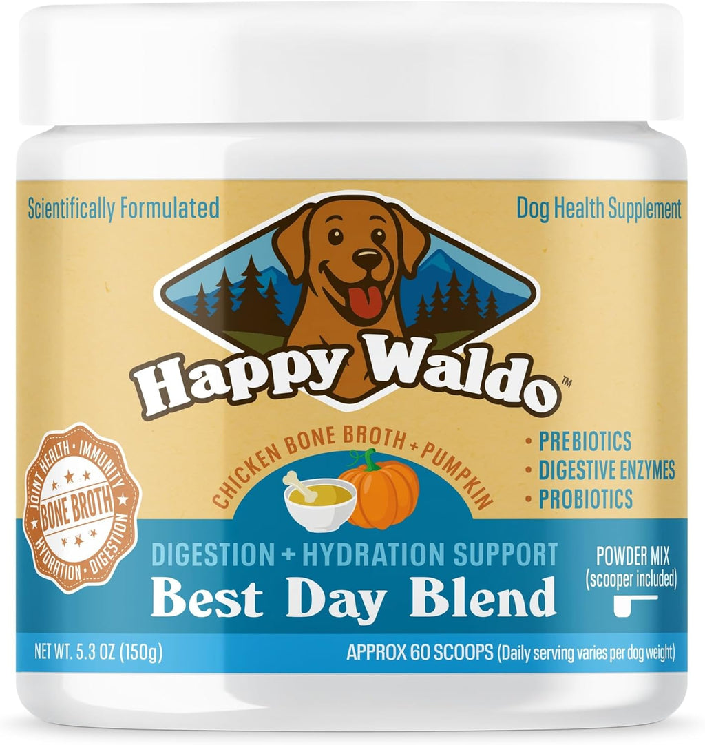 Best Day Blend - Digestive + Hydration Support Powder for Dogs (60 Scoops)